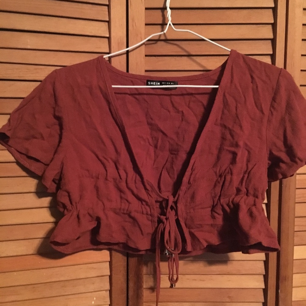 Front tie Crop Top